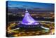 Night View over Khan Shatyr Entertainment Center, Astana, Kazakhstan, Central Asia-Gavin Hellier-Premier Image Canvas