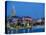 Night View, Split, Croatia-Russell Young-Premier Image Canvas