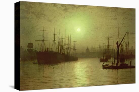 Nightfall Down the Thames, 1880-John Atkinson Grimshaw-Premier Image Canvas