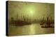 Nightfall Down the Thames, 1880-John Atkinson Grimshaw-Premier Image Canvas