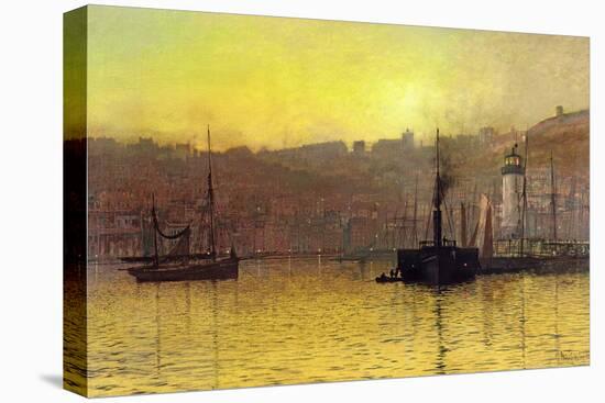 Nightfall in Scarborough Harbour, 1884-John Atkinson Grimshaw-Premier Image Canvas
