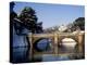 Niju-Bashi Bridge of Moat of Imperial Palace, Tokyo, Japan-null-Premier Image Canvas