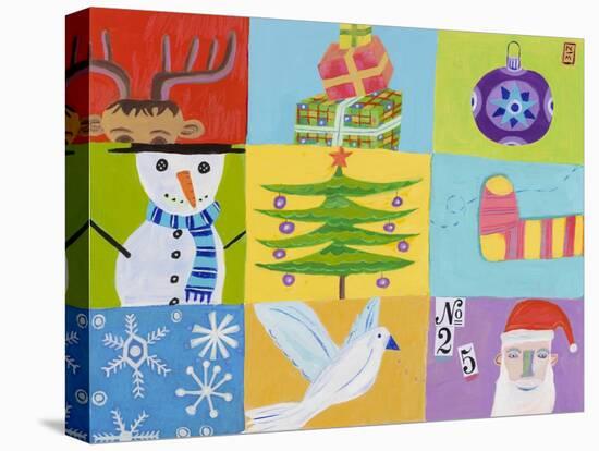 Nine Christmas Squares-Nathaniel Mather-Premier Image Canvas