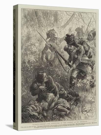 Ninety-Three, the Fugitives in the Forest of La Saudraie-Sir Samuel Luke Fildes-Premier Image Canvas