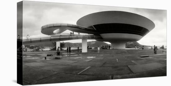 Niteroi Contemporary Art Museum Designed by Oscar Niemeyer, Niteroi, Rio De Janeiro, Brazil-null-Premier Image Canvas