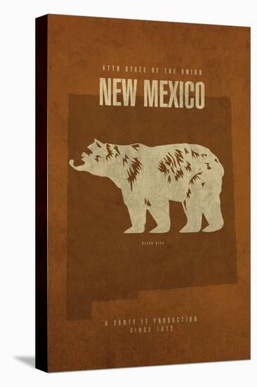 NM State Minimalist Posters-Red Atlas Designs-Premier Image Canvas