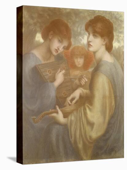 No. 1011 Study for 'The Bower Meadow', C.1872-Dante Gabriel Rossetti-Premier Image Canvas