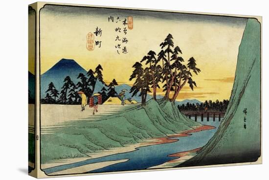 No.12 Shinmachi, 1830-1844-Utagawa Hiroshige-Premier Image Canvas