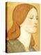 No.1575 Head of a Girl in a Green Dress (Elizabeth Siddal), 1850-65-Dante Gabriel Rossetti-Premier Image Canvas