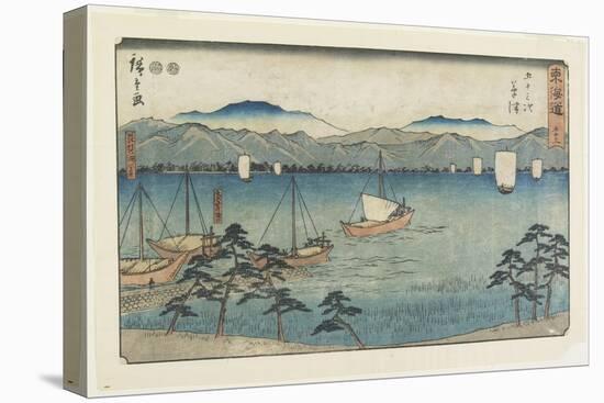 No.53 Kusatsu, 1847-1852-Utagawa Hiroshige-Premier Image Canvas