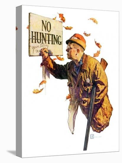 "'No Hunting',"October 28, 1939-Douglas Crockwell-Premier Image Canvas