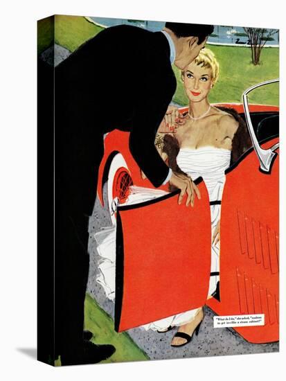 No Love Allowed, A - Saturday Evening Post "Leading Ladies", March 26, 1955 pg.26-Mac Conner-Premier Image Canvas