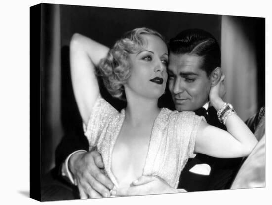 No Man of Her Own, Carole Lombard, Clark Gable, 1932-null-Stretched Canvas