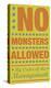 No Monsters Allowed-John Golden-Stretched Canvas