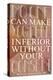 No One Can Make You Feel Inferior Plastic Sign-null-Stretched Canvas