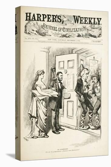 No Surrender; U.S.G., I Am Determined to Enforce Those Regulations, 1872-Thomas Nast-Premier Image Canvas