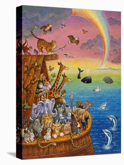 Noah and the Rainbow-Bill Bell-Premier Image Canvas