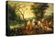 Noah Guiding the Animals onto the Ark-Jan Brueghel the Elder-Premier Image Canvas