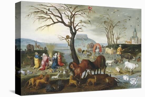 Noah's Ark: The Animals Leave the Ark-Jacob Bouttats-Premier Image Canvas