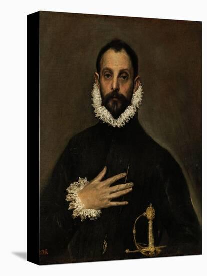 Nobleman with His Hand on His Chest, C. 1580-El Greco-Premier Image Canvas