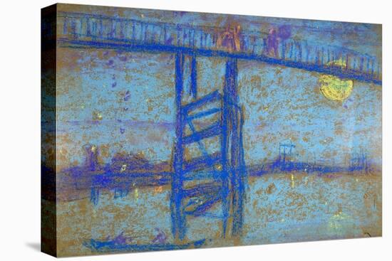 Nocturne: Battersea Bridge, 1872-1873-James Abbott McNeill Whistler-Premier Image Canvas