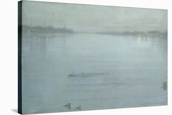 Nocturne: Blue and Silver - Cremorne Lights-James Abbott McNeill Whistler-Premier Image Canvas