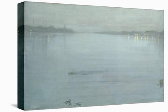 Nocturne: Blue and Silver - Cremorne Lights-James Abbott McNeill Whistler-Premier Image Canvas
