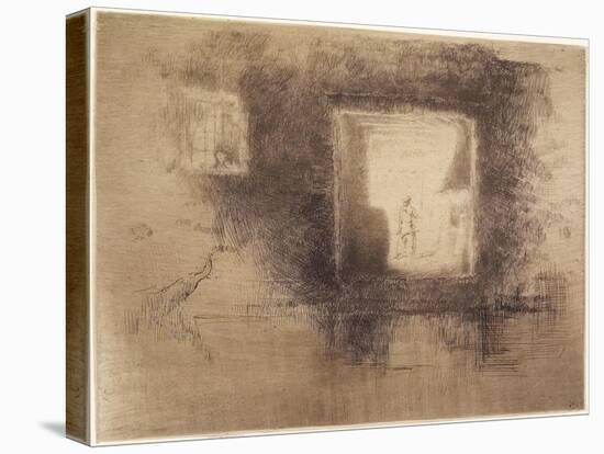 Nocturne: Furnace from The Second Venice Set, 1879-1903-James Abbott McNeill Whistler-Premier Image Canvas