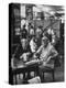 Noel Coward Chatting with Ernest Hemingway at Sloppy Joe's Bar-Peter Stackpole-Premier Image Canvas