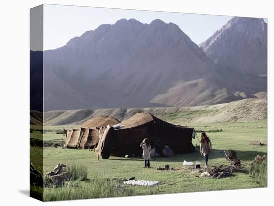 Nomad Tents, Lar Valley, Iran, Middle East-Desmond Harney-Premier Image Canvas