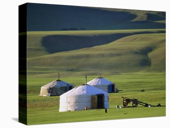 Nomads' Camp, Terkhin Valley, Arkhangai, Mongolia-Bruno Morandi-Premier Image Canvas