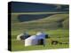 Nomads' Camp, Terkhin Valley, Arkhangai, Mongolia-Bruno Morandi-Premier Image Canvas