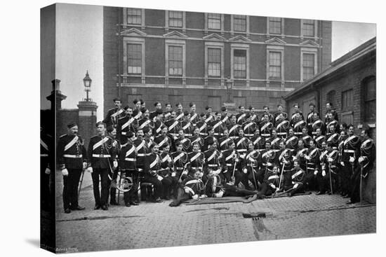 Non-Commissioned Officers of the 1st Life Guards at Knightsbridge Barracks, London, 1896-Gregory & Co-Premier Image Canvas