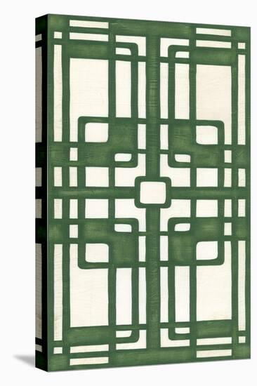 Non-Embellish Emerald Deco Panel I-Erica J. Vess-Stretched Canvas