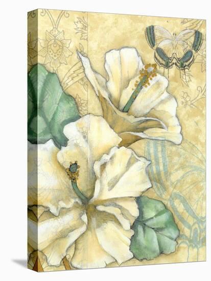Non-Embellished Hibiscus Medley II-null-Stretched Canvas