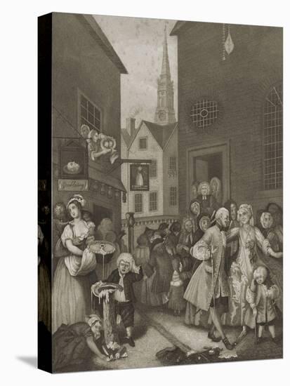 Noon in London streets-William Hogarth-Premier Image Canvas