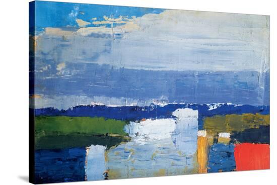 Noon Landscape Stretched Canvas Print Nicolas De Stael Art Com
