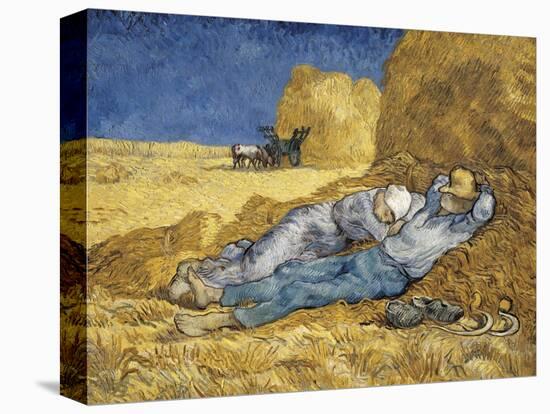 Noon, or the Siesta, after Millet-Vincent van Gogh-Stretched Canvas