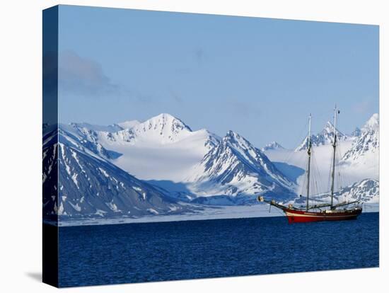 Noordelicht at Anchor Off the West Coast of Spitsbergen-William Gray-Premier Image Canvas