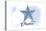 Norfolk, Virginia - Starfish - Blue - Coastal Icon-Lantern Press-Stretched Canvas
