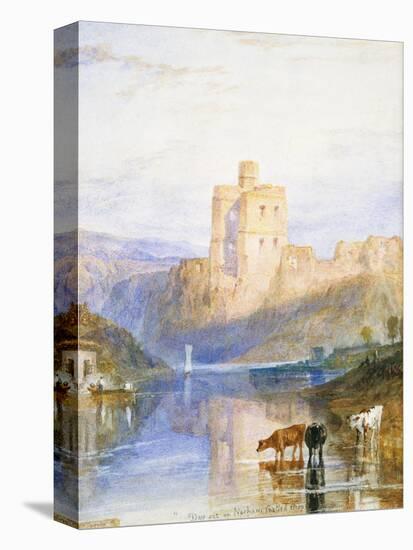 Norham Castle: an Illustration to Sir Walter Scott's Marmion, 1818-J. M. W. Turner-Premier Image Canvas