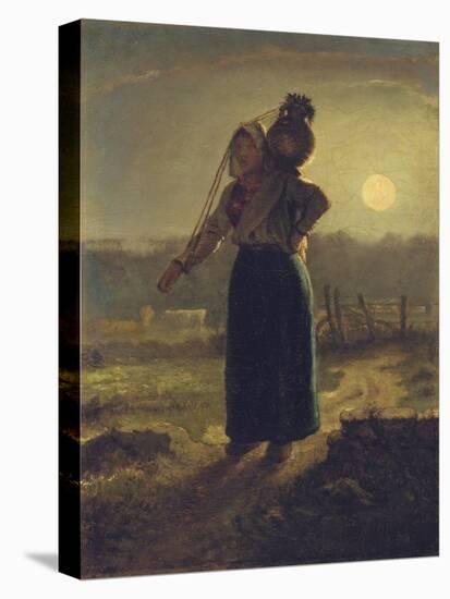 Norman Milkmaid, 1853-54-Jean-Francois Millet-Premier Image Canvas