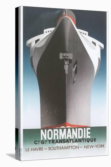 Normandie Ocean Liner-null-Stretched Canvas