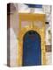 North Africa, Morocco, Essaouira, Medina, Blue and Yellow Door-Jane Sweeney-Premier Image Canvas