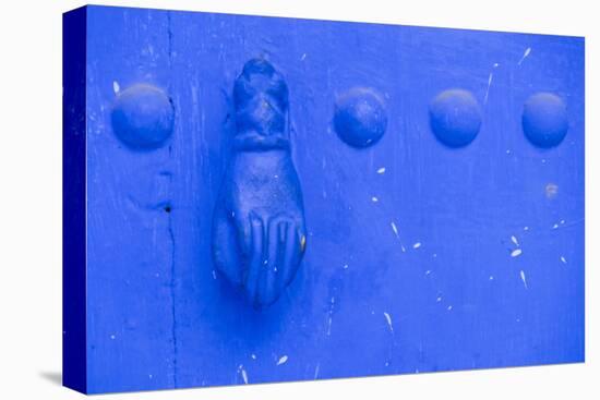 North Africa, Morocco, Traiditoional Moroccan door detail of Chefchaouen.-Emily Wilson-Premier Image Canvas