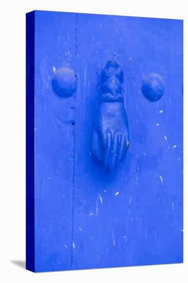 North Africa, Morocco, Traiditoional Moroccan door detail of Chefchaouen.-Emily Wilson-Premier Image Canvas