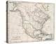 North America, 1810-The Vintage Collection-Stretched Canvas