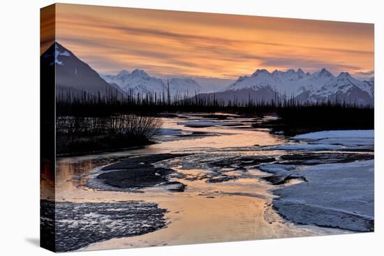 North America, the Usa, Alaska, Chugach Mountains-Bernd Rommelt-Premier Image Canvas
