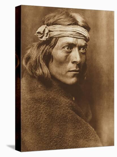 North American Indian, a Zuni Governor-Edward S. Curtis-Premier Image Canvas