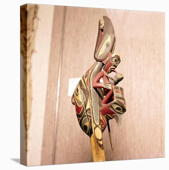 North American Indian Shaman's Rattle, Thunderbird-Unknown-Premier Image Canvas